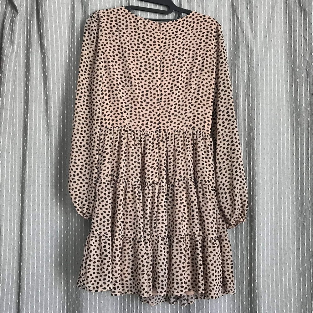 Hello Molly Lined Pink and Black Dress Size M - Picture 2 of 5